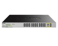 Комутатор D-Link 24-Port Desktop Gigabit PoE + 2GE Combo Switch