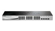 Комутатор D-Link 24 10/100/1000 Base-T port with 4 x 1000Base-T /SFP ports
