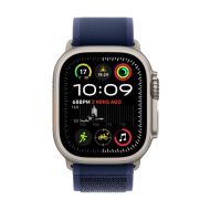 Часовник Apple Watch Ultra2 v2 Cellular 49mm Natural Titanium Case with Blue Trail Loop - S/M