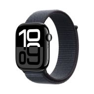 Часовник Apple Watch S10 Cellular 42mm Jet Black Alu Case with Ink Sport Loop