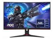 Монитор AOC C27G2ZE/BK, Curved 1500R 27" VA WLED, 1920x1080@240Hz, 1ms GTG, 0.5MPRT, 300cd/m2, 3000:1, 80M:1 DCR, FreeSync Premium, FlickerFree, Low Blue Light, Tilt, 2xHDMI, DP