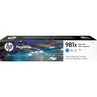Консуматив HP 981X High Yield Cyan Original PageWide Cartridge