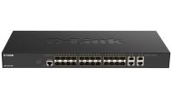 Комутатор D-Link 24x10G SFP+  ports + 4x10G Base-T ports Smart Managed Switch