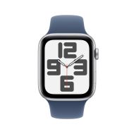 Часовник Apple Watch SE2 v3 GPS 40mm Silver Alu Case with Denim Sport Band - S/M