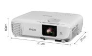 Мултимедиен проектор Epson EB-FH06, Full HD 1080p (1920 x 1080, 16:9), 3 500 ANSI lumens, 16 000:1, USB, 2x HDMI, VGA, Wireless 802.11b/g/n (optional), Lamp warr: 12 months or 1000 h, White
