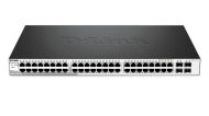 Комутатор D-Link 48 10/100/1000 Base-T port with 4 x 1000Base-T /SFP ports