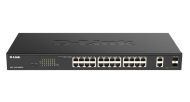 Комутатор D-Link 26-Port PoE+ Gigabit Smart Managed Switch