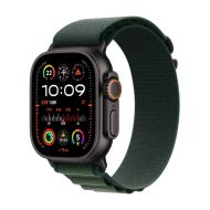 Часовник Apple Watch Ultra2 v2 Cellular 49mm Black Titanium Case with Dark Green Alpine Loop - Large