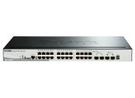 Комутатор D-Link 28-Port Gigabit Stackable SmartPro PoE Switch including 2 SFP ports and 2 x 10G SFP+ ports