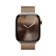 Часовник Apple Watch S10 Cellular 46mm Gold Titanium Case with Gold Milanese Loop - S/M