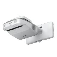 Мултимедиен проектор Epson EB-685W, 3LCD, Ultra short, WXGA (1280 x 800), 16:10, 3,500 lumen, 14,000 : 1, HDMI (3x), Ethernet, Wireless LAN (optional), VGA, 5.7 kg, Wall mounting bracket, 36 months