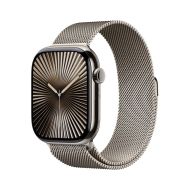 Часовник Apple Watch S10 Cellular 46mm Natural Titanium Case with Natural Milanese Loop - M/L