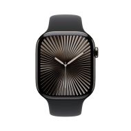 Часовник Apple Watch S10 Cellular 42mm Slate Titanium Case with Black Sport Band - S/M