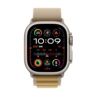 Часовник Apple Watch Ultra2 v2 Cellular 49mm Natural Titanium Case with Tan Alpine Loop - Medium