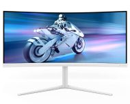 Монитор Philips 34M2C5501A, 34" Curved 1500R VA WLED, 3440x1440@180Hz, 1ms GtG, 0.3ms MPRT, 350cd m/2, 3000:1, Mega Infinity DCR, Adaptive Sync, FlickerFree, 5Wx2, Tilt, Height Adjust, Swivel, 2xHDMI, DP, USB hub