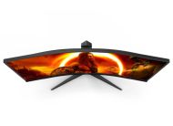 Монитор AOC CU34G2XP/BK, 34" Curved 1500R VA, WLED, 3440x1440@180Hz, 1ms GtG, 1ms MPRT, 430 cd/m2, 4000:1, 80M:1 DCR, Tilt, Height Adjust, Swivel, 2xHDMI, 2xDP, USB hub