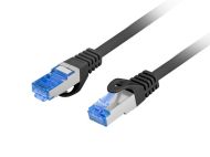 Кабел Lanberg patchcord CAT.6a s/ftp lszh cca 1m black fluke passed