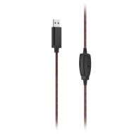 HAMA Слушалки с микрофон HS-USB400 V2, черно