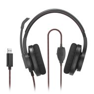 HAMA Слушалки с микрофон HS-USB400 V2, черно