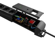 Разклонител Lanberg surge protector sp1 3m 5x schuko outlets black