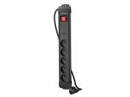 Разклонител Lanberg surge protector sp1 1.5m 5x french outlets black