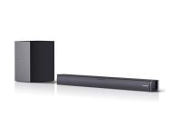 Аудио система Sharp Soundbar HT-SBW182, SLIM 160W 2.1 Wireless Subwoofer, HDMI & BLUETOOTH, wireless music streaming, HDMI ARC/CEC, 3.5mm Aux-in, Digital Optical Audio Input, Matt black