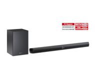 Аудио система Sharp Soundbar HT-SBW202, 200W 2.1 Wireless Subwoofer, HDMI & BLUETOOTH, wireless music streaming, HDMI ARC/CEC, USB playback, 3.5mm Aux-in, Digital Optical Audio Input, Matt black