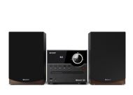 Аудио система Sharp Audio Systems XL-B512(BR), HI-FI MICRO SYSTEM, 45W total max power output, FM PLL tuner, Bluetooth v5.0, CD player, USB playback, 3.5mm Aux-in / line-in, wooden speaker, Brown