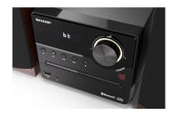 Аудио система Sharp Audio Systems XL-B512(BR), HI-FI MICRO SYSTEM, 45W total max power output, FM PLL tuner, Bluetooth v5.0, CD player, USB playback, 3.5mm Aux-in / line-in, wooden speaker, Brown