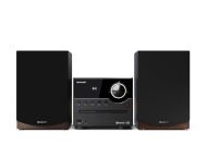 Аудио система Sharp Audio Systems XL-B512(BR), HI-FI MICRO SYSTEM, 45W total max power output, FM PLL tuner, Bluetooth v5.0, CD player, USB playback, 3.5mm Aux-in / line-in, wooden speaker, Brown