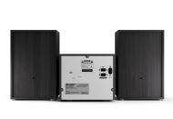 Аудио система Sharp Audio Systems XL-B517D(BK), HI-FI MICRO SYSTEM, 45W total max power output, DAB+ and FM tuner with RDS, Bluetooth v5.0, CD player, USB playback, 3.5mm Aux-in / line-in, Headphone jack, wooden speaker, Black