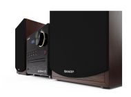 Аудио система Sharp Audio Systems XL-B517D(BR), HI-FI MICRO SYSTEM, 45W total max power output, DAB+ and FM tuner with RDS, Bluetooth v5.0, CD player, USB playback, 3.5mm Aux-in / line-in, Headphone jack, wooden speaker, Brown