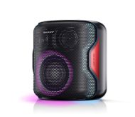 Тонколони Sharp Speakers PS-919(BK), 2.1 PARTY SPEAKER SYSTEM, 2 x 2? Tweeter + 1 x 4? Subwoofer, max power output 130 W, 14 h play time by built in battery, True wireless Stereo, USB for playback, Bluetooth 5.0, Waterproof IPX5, Black