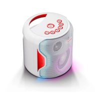 Тонколони Sharp Speakers PS-919(WH), 2.1 PARTY SPEAKER SYSTEM, 2 x 2? Tweeter + 1 x 4? Subwoofer, max power output 130 W, 14 h play time by built in battery, True wireless Stereo, USB for playback, Bluetooth 5.0, Waterproof IPX5, White