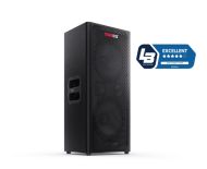 Тонколони Sharp Speakers CP-LS100, SUMOBOX HIGH PERFORMANCE PORTABLE SPEAKER  120W RMS / 105dB via 2 x 8" woofers + 2 x 2" tweeters, 10 h play time by built in battery, Duo-mode/True Wireless Stereo (TWS), USB x2 (charging only), BT 5.0, 3.5mm Aux-in / li
