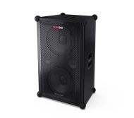 Тонколони Sharp Speakers CP-LS200, SUMOBOX HIGH PERFORMANCE PORTABLE SPEAKER  200W RMS / 108dB via 2 x 10" woofers + 2 x 3" tweeters, 8 h play time by built in battery, Duo-mode/True Wireless Stereo (TWS), USB x2 (charging only), Bluetooth 5.0, 3.5mm Aux-