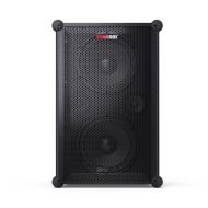 Тонколони Sharp Speakers CP-LS200, SUMOBOX HIGH PERFORMANCE PORTABLE SPEAKER  200W RMS / 108dB via 2 x 10" woofers + 2 x 3" tweeters, 8 h play time by built in battery, Duo-mode/True Wireless Stereo (TWS), USB x2 (charging only), Bluetooth 5.0, 3.5mm Aux-