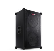 Тонколони Sharp Speakers CP-LS200, SUMOBOX HIGH PERFORMANCE PORTABLE SPEAKER  200W RMS / 108dB via 2 x 10" woofers + 2 x 3" tweeters, 8 h play time by built in battery, Duo-mode/True Wireless Stereo (TWS), USB x2 (charging only), Bluetooth 5.0, 3.5mm Aux-
