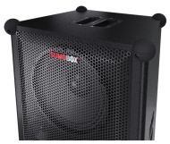 Тонколони Sharp Speakers CP-LS200, SUMOBOX HIGH PERFORMANCE PORTABLE SPEAKER  200W RMS / 108dB via 2 x 10" woofers + 2 x 3" tweeters, 8 h play time by built in battery, Duo-mode/True Wireless Stereo (TWS), USB x2 (charging only), Bluetooth 5.0, 3.5mm Aux-