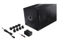 Тонколони Sharp Speakers CP-LS200, SUMOBOX HIGH PERFORMANCE PORTABLE SPEAKER  200W RMS / 108dB via 2 x 10" woofers + 2 x 3" tweeters, 8 h play time by built in battery, Duo-mode/True Wireless Stereo (TWS), USB x2 (charging only), Bluetooth 5.0, 3.5mm Aux-