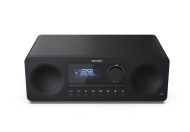 Аудио система Sharp Audio Systems XL-B720D(BK), ALL-IN-ONE HI-FI SYSTEM, 60(peak), DAB+/DAB and FM radio with RDS, Bluetooth v5.0, CD player, USB MP3 playback, 3.5mm Headphone jack / line-out, wooden speaker, Black