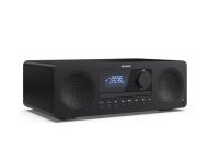 Аудио система Sharp Audio Systems XL-B720D(BK), ALL-IN-ONE HI-FI SYSTEM, 60(peak), DAB+/DAB and FM radio with RDS, Bluetooth v5.0, CD player, USB MP3 playback, 3.5mm Headphone jack / line-out, wooden speaker, Black
