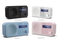 Радио Sharp Radios DR-P420(BL), PORTABLE DIGITAL RADIO, Bluetooth 5.0, 20 DAB+/DAB/FM, Auto time/date, LCD Display, Dual alarm,Micro USB x1 (power supply),3.5mm Headphone jack / line-out, STEEL BLUE