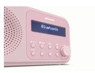 Радио Sharp Radios DR-P420(PK), PORTABLE DIGITAL RADIO, Bluetooth 5.0, 20 DAB+/DAB/FM, Auto time/date, LCD Display, Dual alarm,Micro USB x1 (power supply),3.5mm Headphone jack / line-out, BLOSSOM PINK