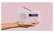 Радио Sharp Radios DR-P420(PK), PORTABLE DIGITAL RADIO, Bluetooth 5.0, 20 DAB+/DAB/FM, Auto time/date, LCD Display, Dual alarm,Micro USB x1 (power supply),3.5mm Headphone jack / line-out, BLOSSOM PINK