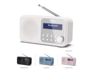 Радио Sharp Radios DR-P420(WH), PORTABLE DIGITAL RADIO, Bluetooth 5.0, 20 DAB+/DAB/FM, Auto time/date, LCD Display, Dual alarm,Micro USB x1 (power supply),3.5mm Headphone jack / line-out, SNOWY WHITE