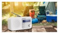 Радио Sharp Radios DR-P420(WH), PORTABLE DIGITAL RADIO, Bluetooth 5.0, 20 DAB+/DAB/FM, Auto time/date, LCD Display, Dual alarm,Micro USB x1 (power supply),3.5mm Headphone jack / line-out, SNOWY WHITE