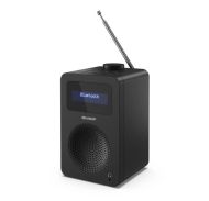 Радио Sharp Radios DR-430(BK), DIGITAL RADIO, Bluetooth 5.0, 5W, 20 DAB+/DAB/FM, Auto time/date, LCD Display, Dual alarm, 3.5mm Headphone jack / line-out, Black