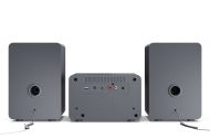 Аудио система Sharp Audio Systems XL-B514(GY), HI-FI MICRO SYSTEM, 40W (peak), FM radio with RDS,  Bluetooth v5.0, CD player, USB MP3 playback, 3.5mm Headphone jack / line-out, wooden speaker, Gray