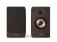 Аудио система Sharp Audio Systems CP-SS30(BR), Hifi Systems BOOKSHELF SPEAKERS 60W (2 x 30W) RMS 2, Bluetooth v5.0, USB playback, MP3 Audio decoder, RCA L/R In, 3.5mm Aux-in / line-in, Digital optical-in, Wooden speaker, Brown